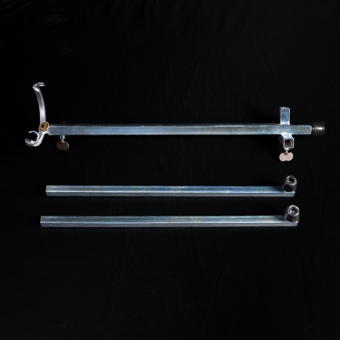 Single Telescopic Gong Stand up to 36''/90cm Gong Galvanised - Image 3