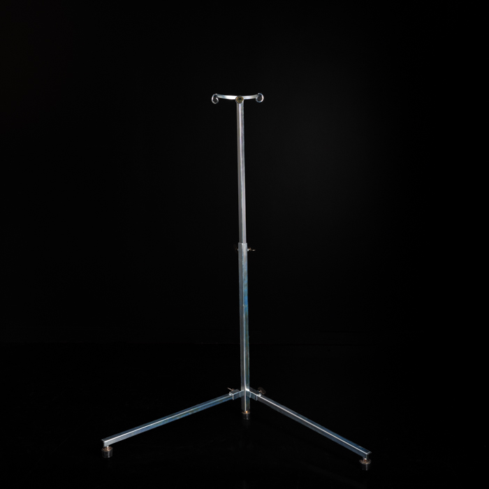 Single Telescopic Gong Stand up to 36''/90cm Gong Galvanised - Image 2