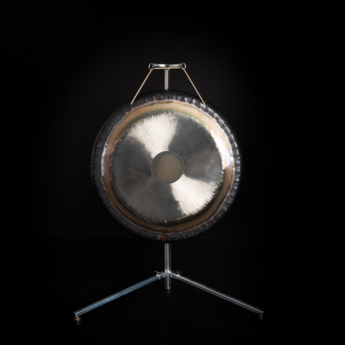 Single Telescopic Gong Stand up to 36''/90cm Gong Galvanised - Image 9