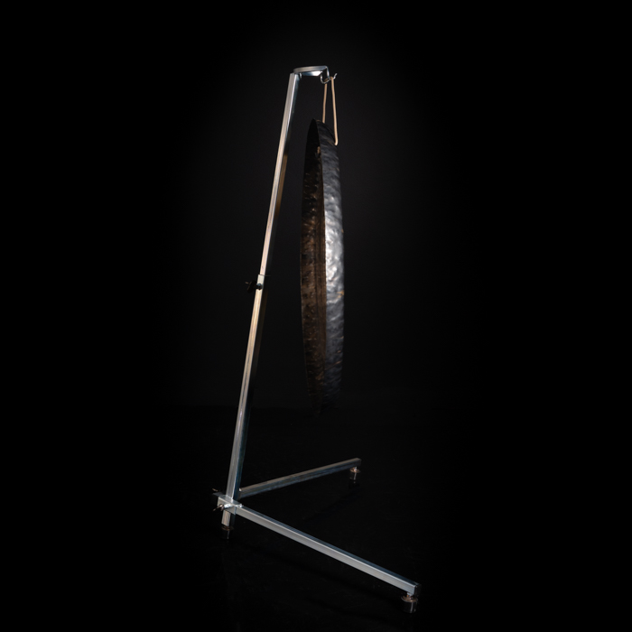 Single Telescopic Gong Stand up to 36''/90cm Gong Galvanised - Image 7