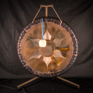 Fire Gong 36"/90cm Set with Stand & Mallet